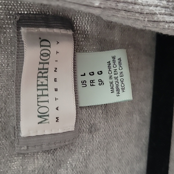 Light gray maternity cardigan - Picture 2 of 4